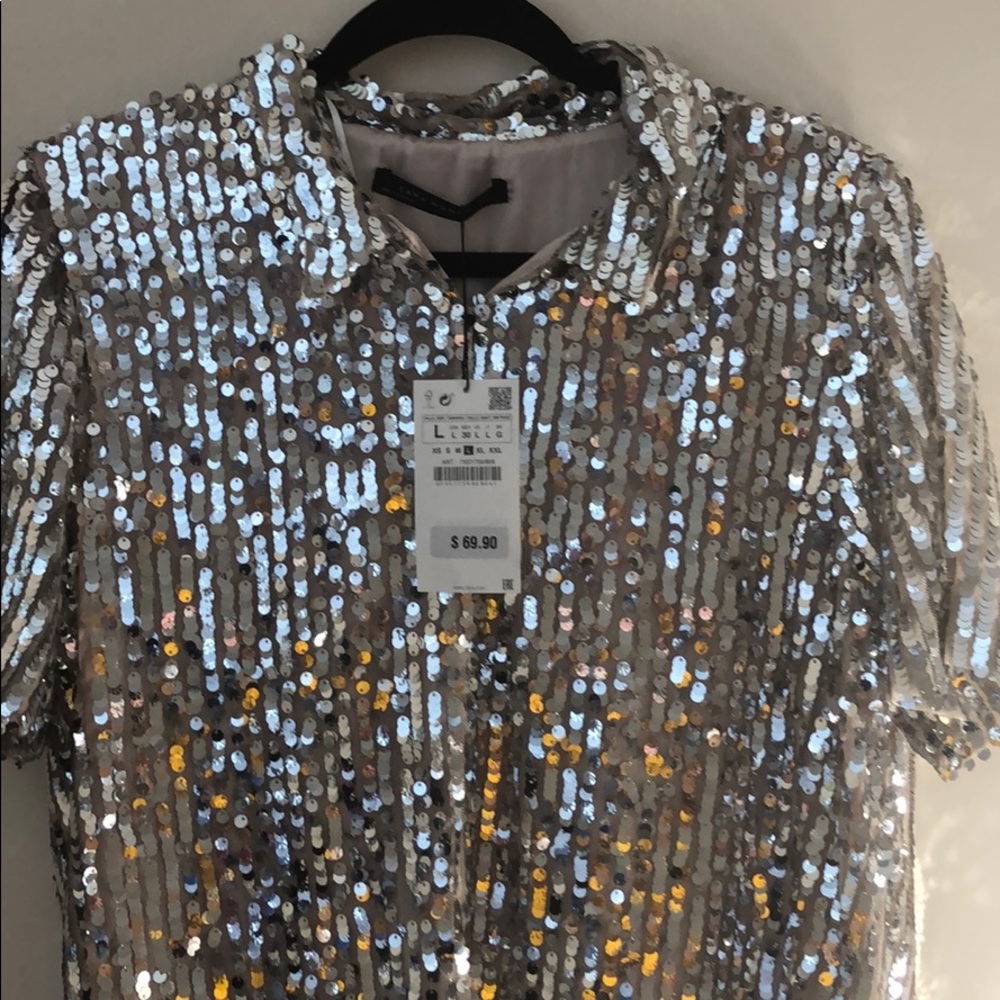 Zara Sequined dress